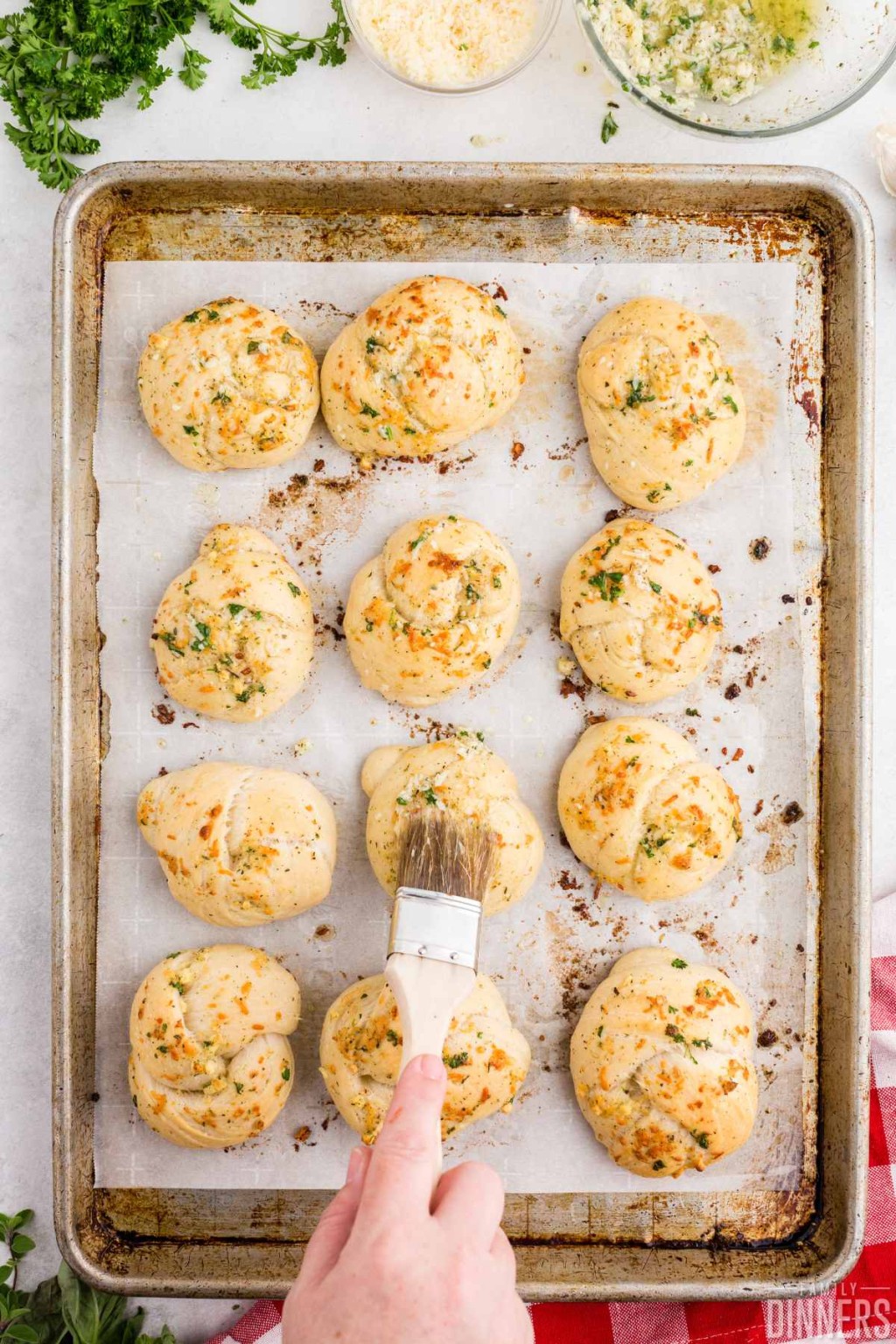 The BEST Pizza Dough Garlic Knots Recipe