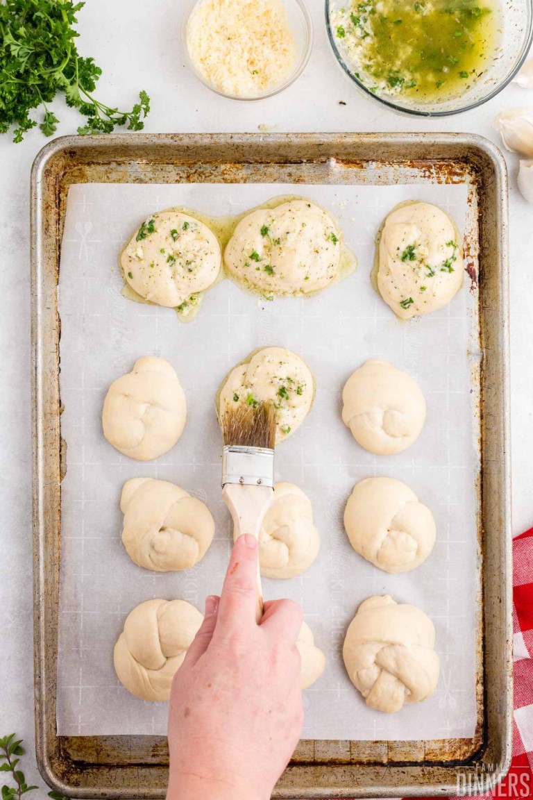 The BEST Pizza Dough Garlic Knots Recipe