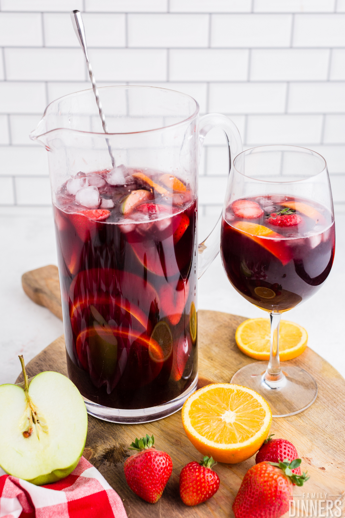 The Best Red Sangria - Gimme That Flavor