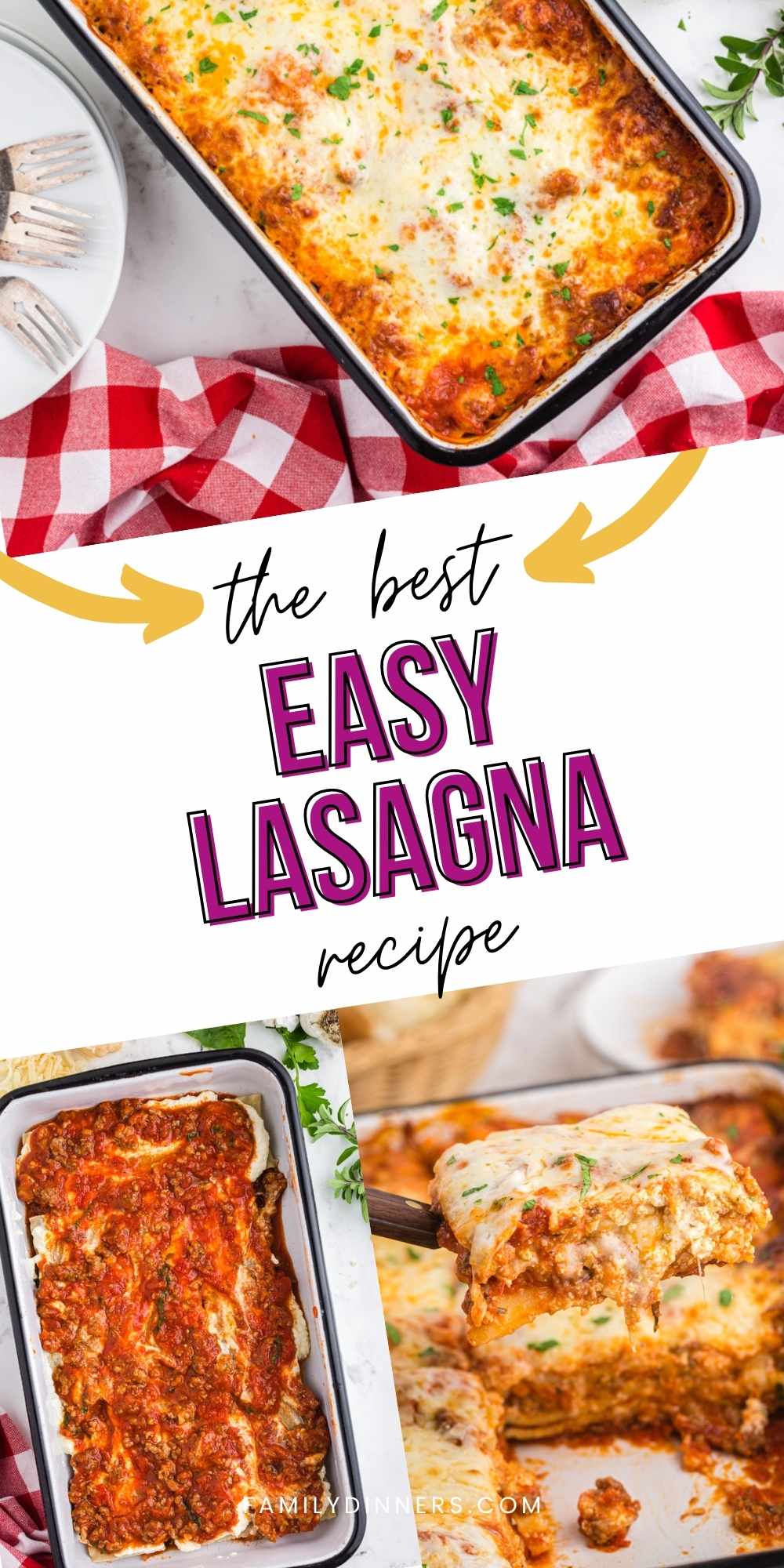 Quick and Easy Lasagna Recipe - Family Dinners