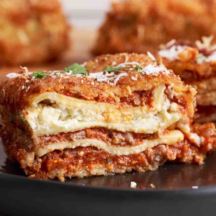 Amazing The Best Deep Fried Lasagna Recipe (Video) Family Dinners