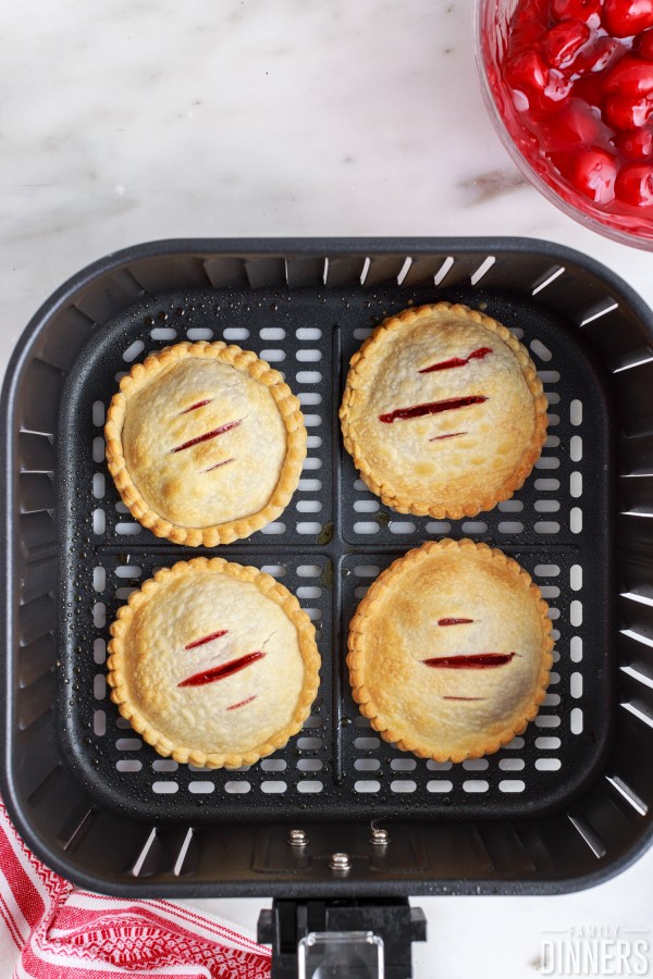 cherry cheesecake hand pies in air fryer