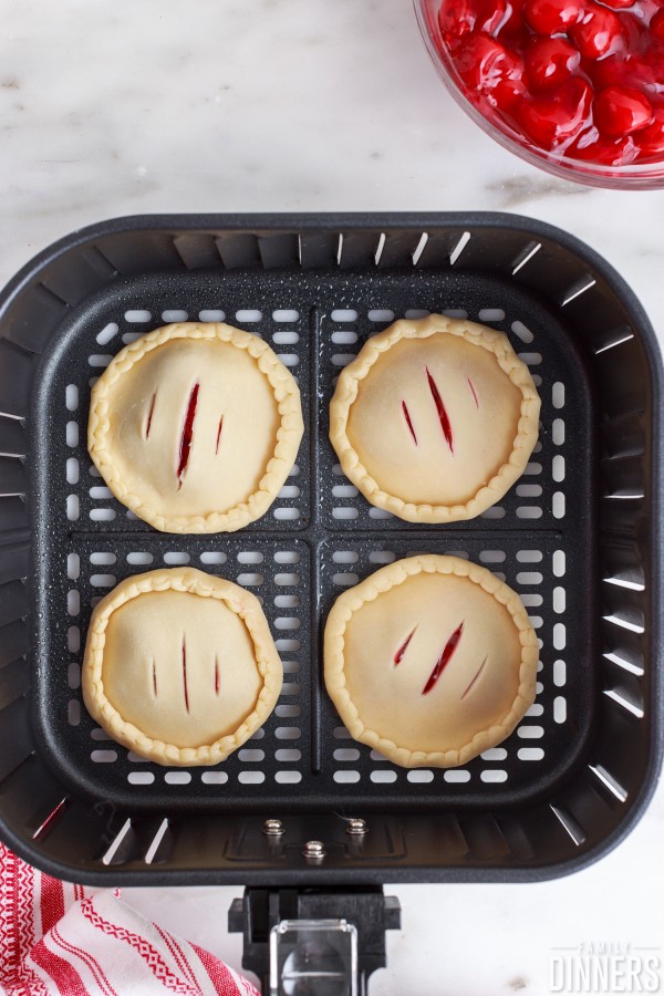 uncooked hand pies in air fryer