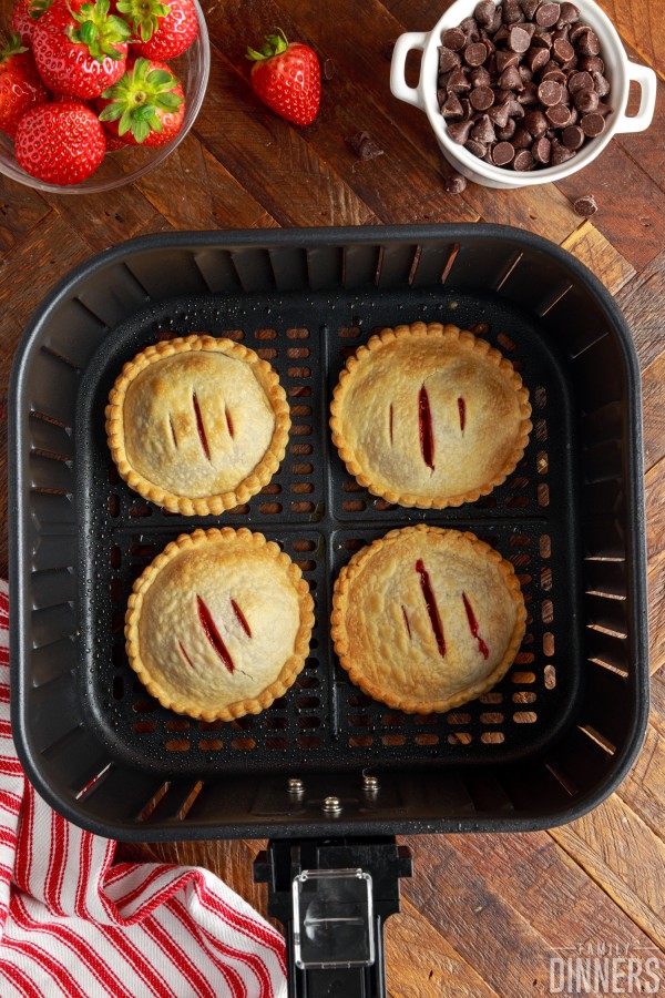 cooked hand pies in air fryer