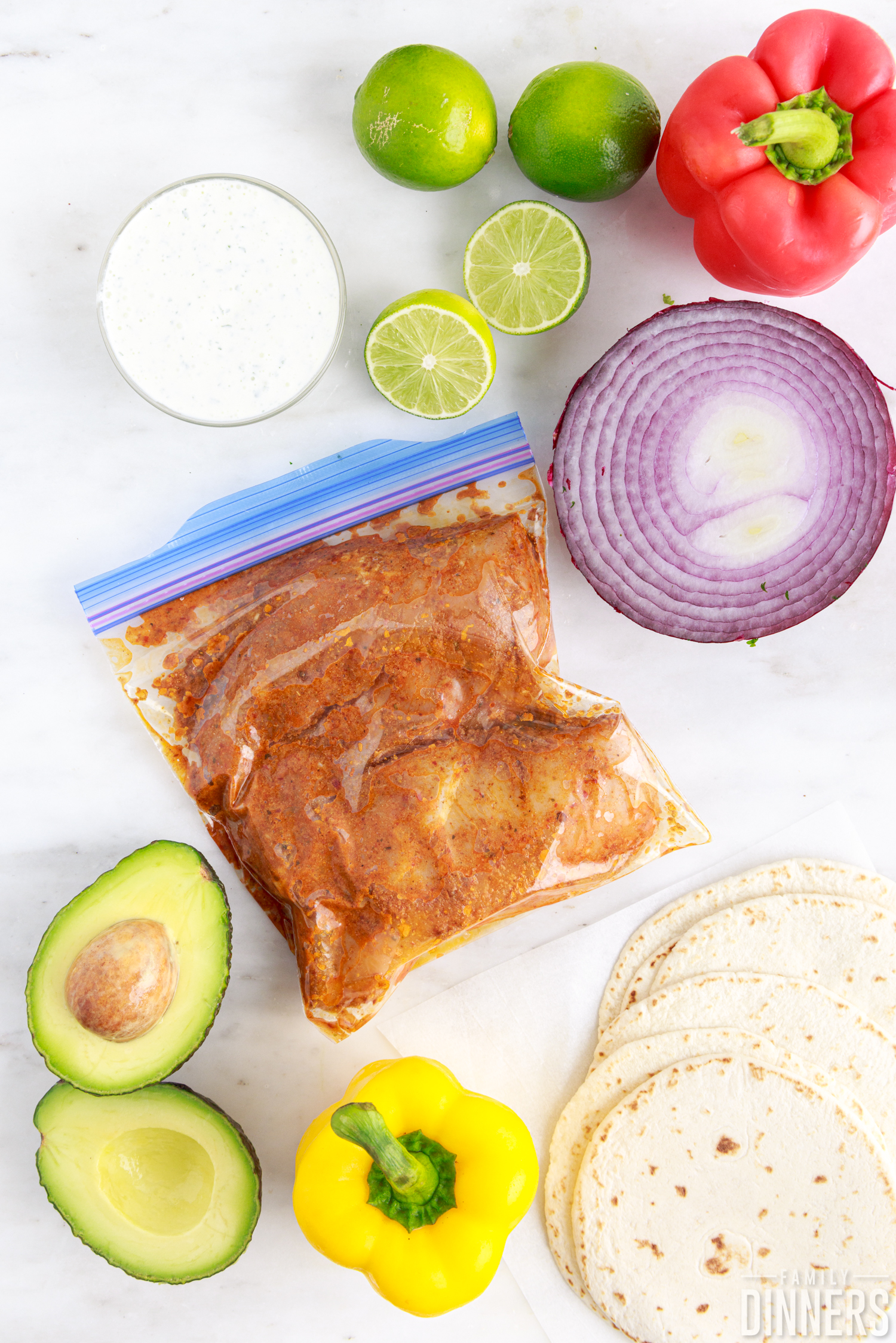 ingredients needed to make sheet pan chicken fajitas