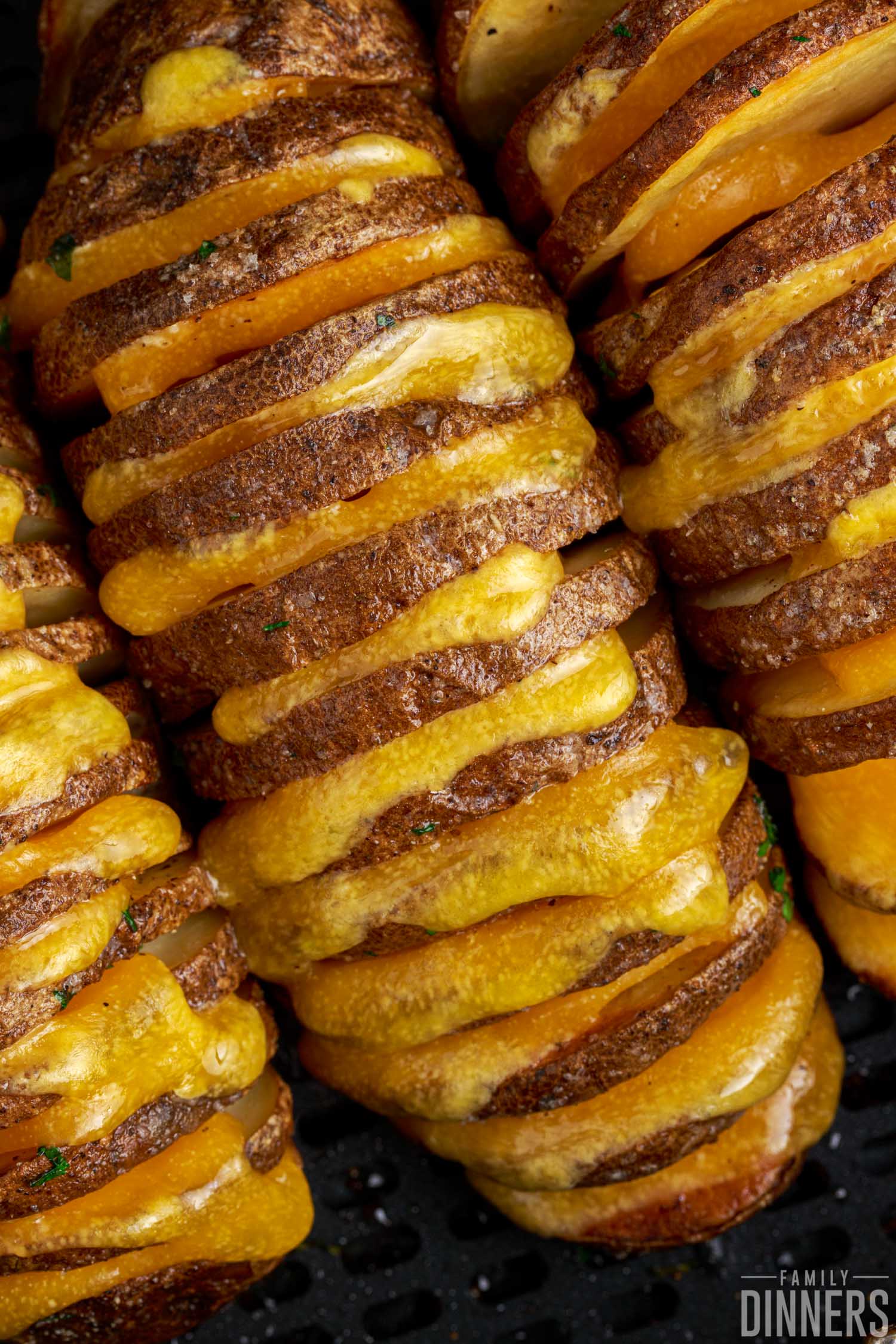 cheesy hasselback potatoes