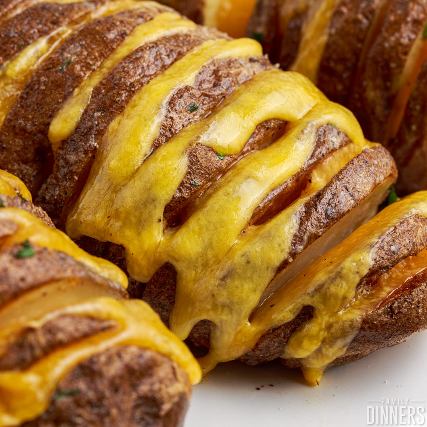 cheesy hasselback potatoes