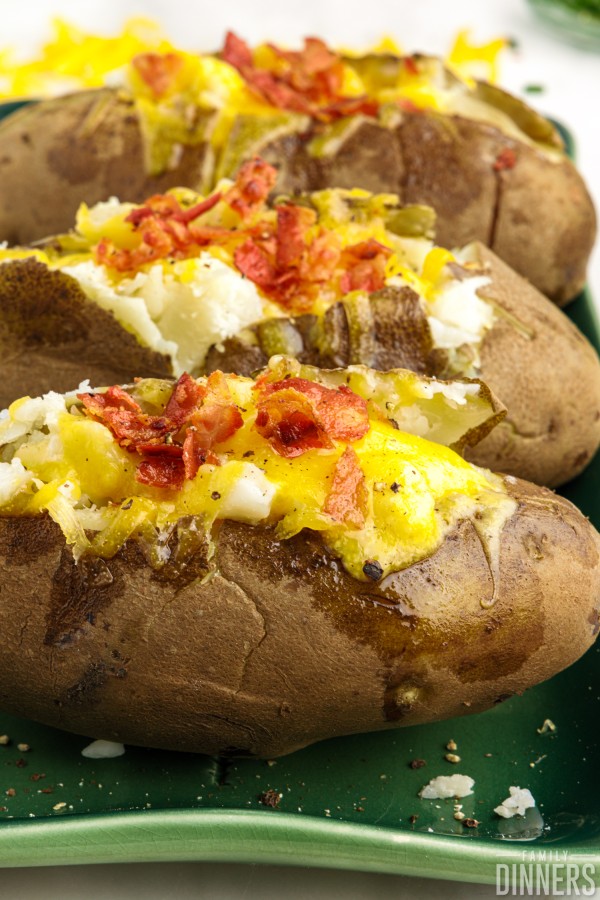 fully loaded baked potatoes