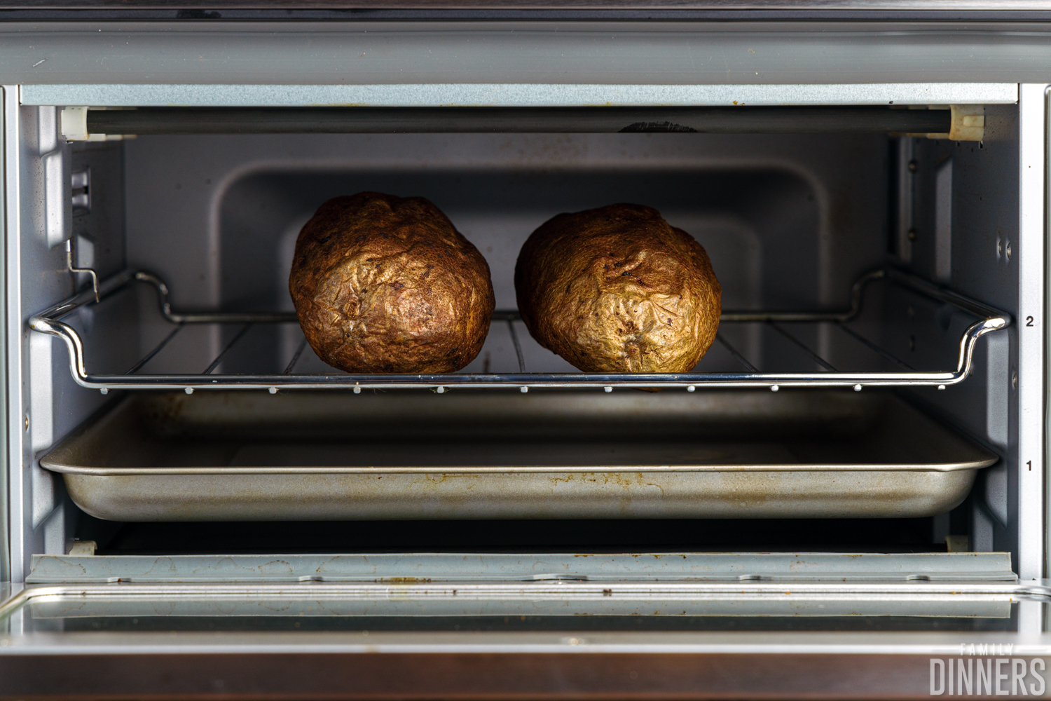 Potatoes in toaster oven