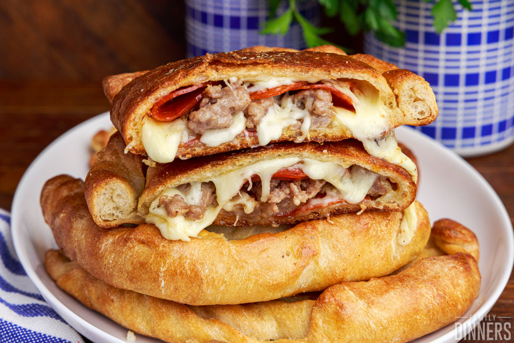 Easy Three Meat Calzones Family Dinners