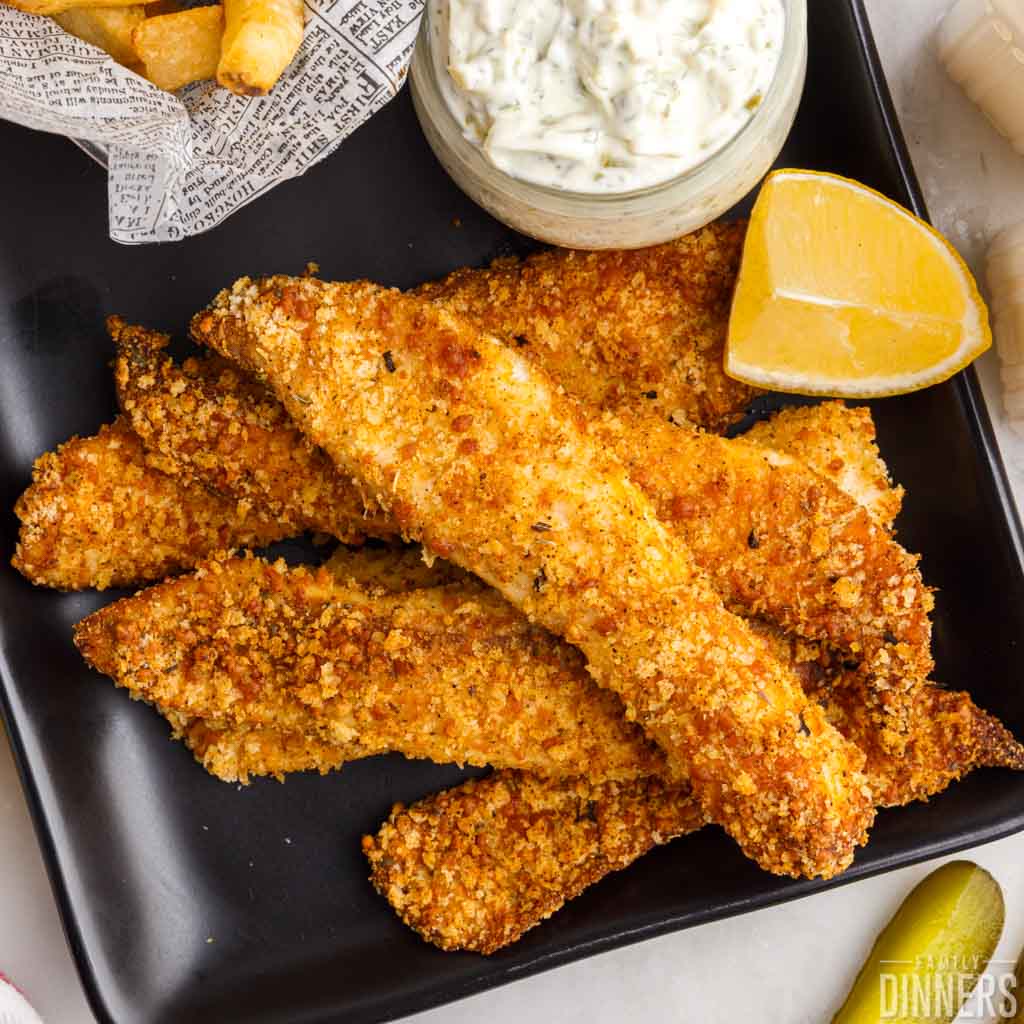 Air Fryer Fried Fish Family Dinners
