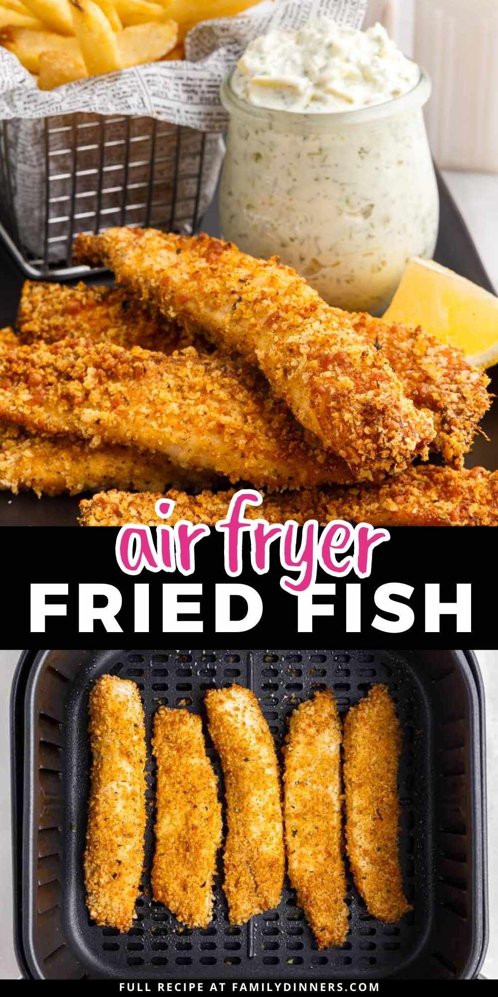 Air Fryer Fried Fish - Family Dinners