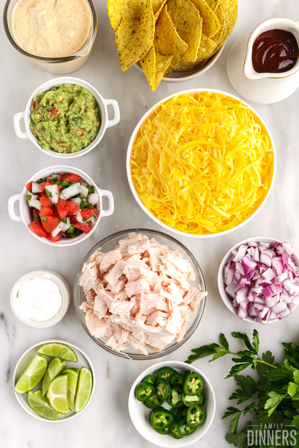 BBQ Chicken Nachos - Family Dinners