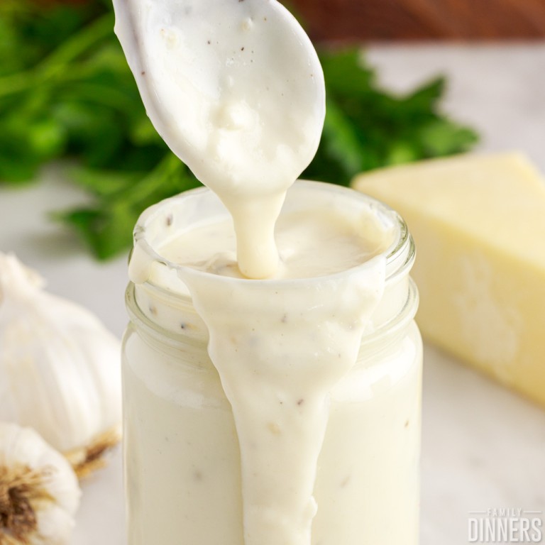 Garlic Parmesan Sauce - Family Dinners