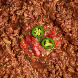 Ground beef taco filling.