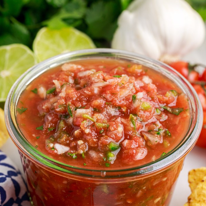 Salsa Recipe with Canned Tomatoes - Family Dinners