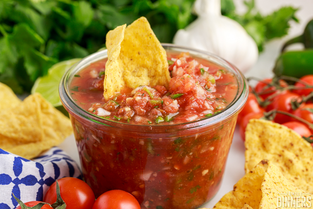 Salsa Recipe with Canned Tomatoes Family Dinners