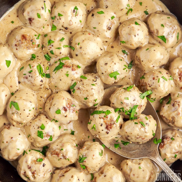 Swedish Meatballs with Frozen Meatballs Family Dinners