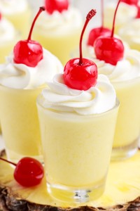 Piña Colada Jello Shots - Family Dinners