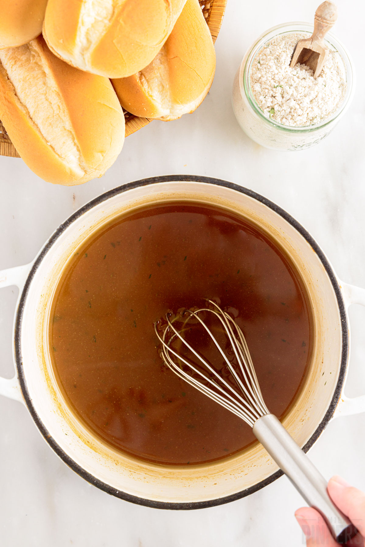 cooked au jus sauce
