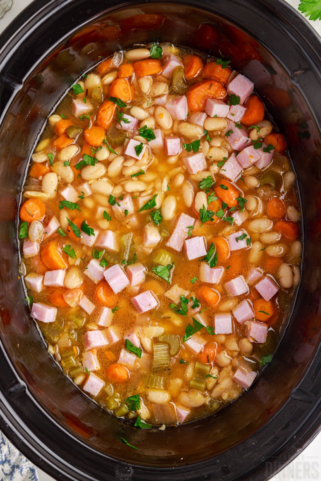 Crockpot Ham and Bean Soup Recipe - Family Dinners