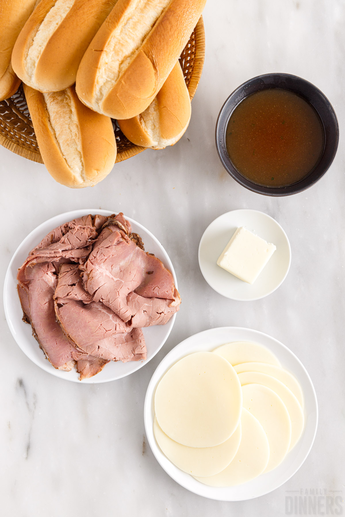 ingredients for french dip recipe