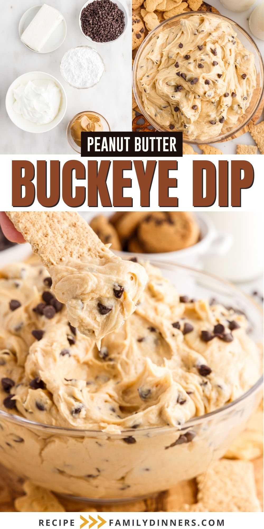 Peanut Butter Chocolate Chip Buckeye Dip Family Dinners