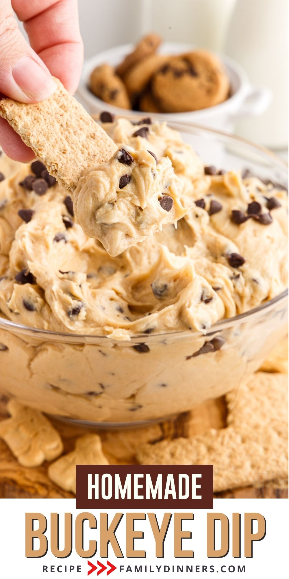 Peanut Butter Chocolate Chip Buckeye Dip Family Dinners
